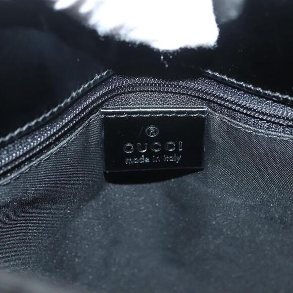 GUCCI GG Canvas Shoulder Bag Black Silver 001 3166 001 3166 - Picture 15 of 16